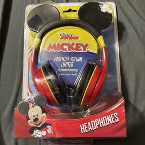 Mickey Mouse Headphones For Kids Disney Junior Clubhouse Over the Ear 3.5mm